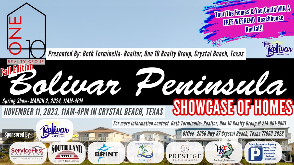 Bolivar Peninsula Showcase Of Homes.