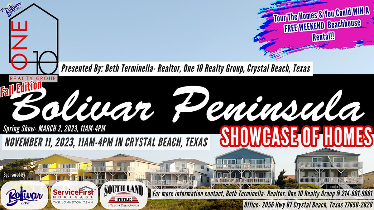 Bolivar Peninsula Showcase Of Homes.