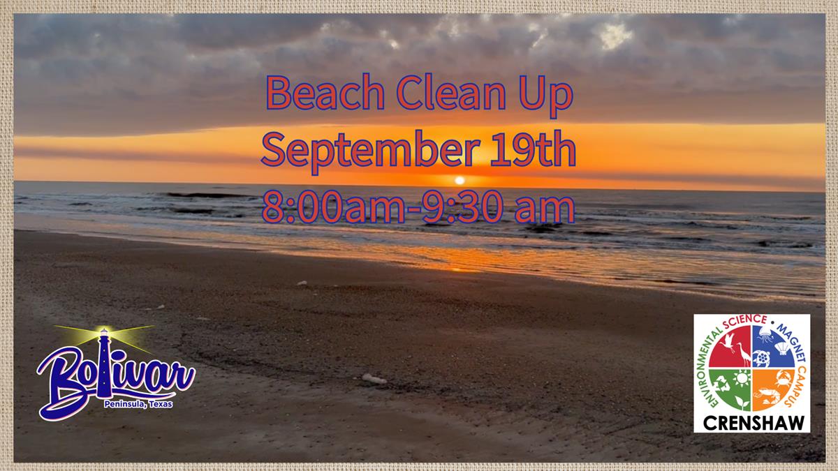 Crenshaw Beach Clean Up