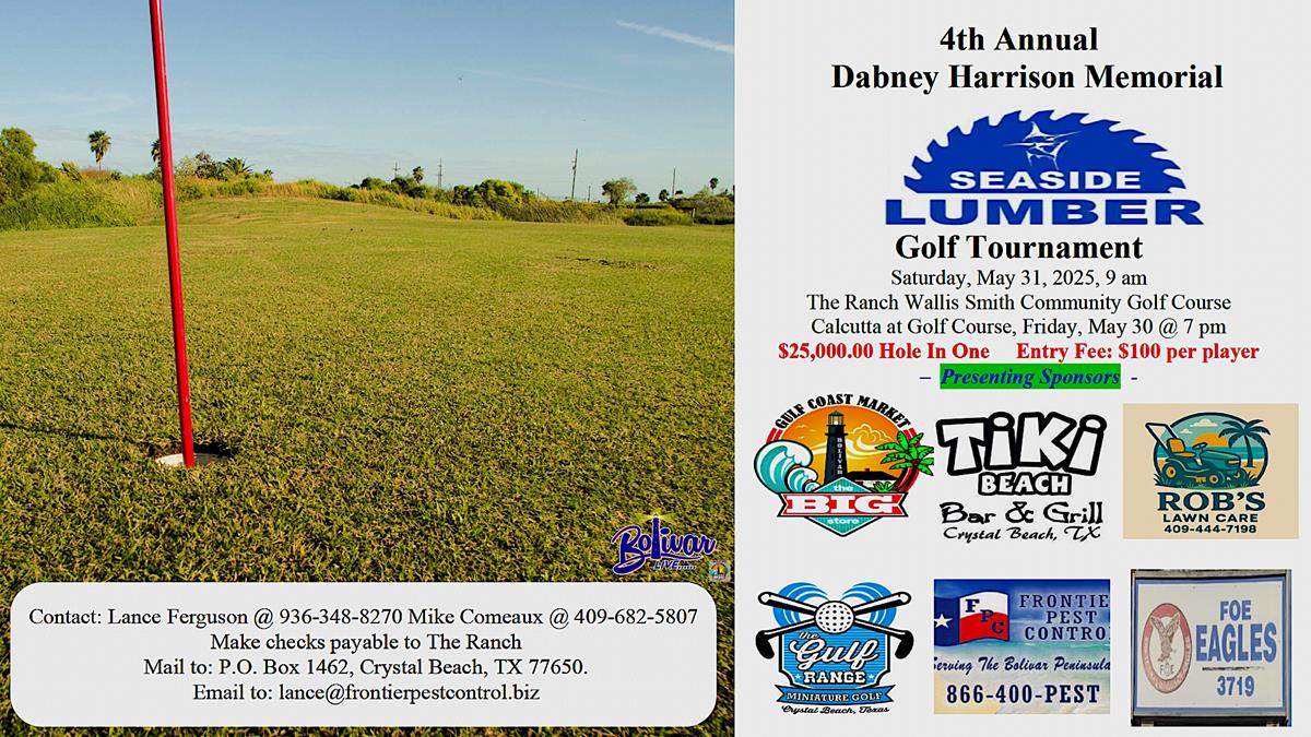 Dabney Harrison 4th Annual Memorial Golf Tournament