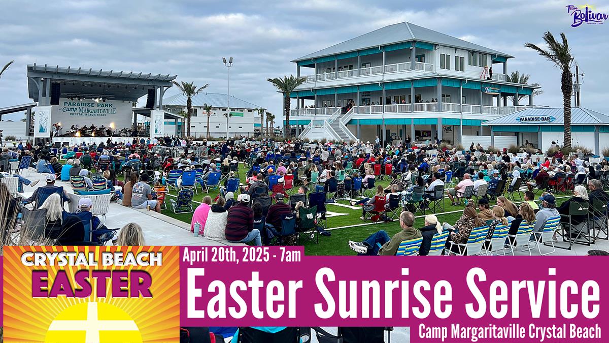 Easter Sunrise Service, Annual Event In Crystal Beach, Texas