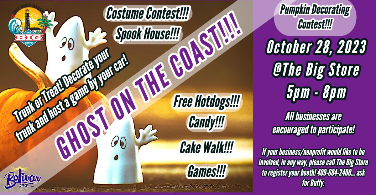 Ghost On The Coast At, The Big Store, A Halloween Celebration At It's Best.