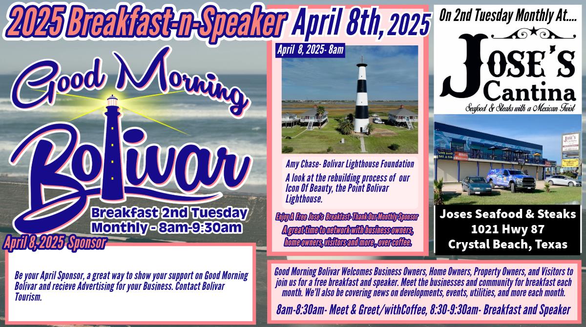 Good Morning Bolivar, FREE Breakfast With A Speaker.