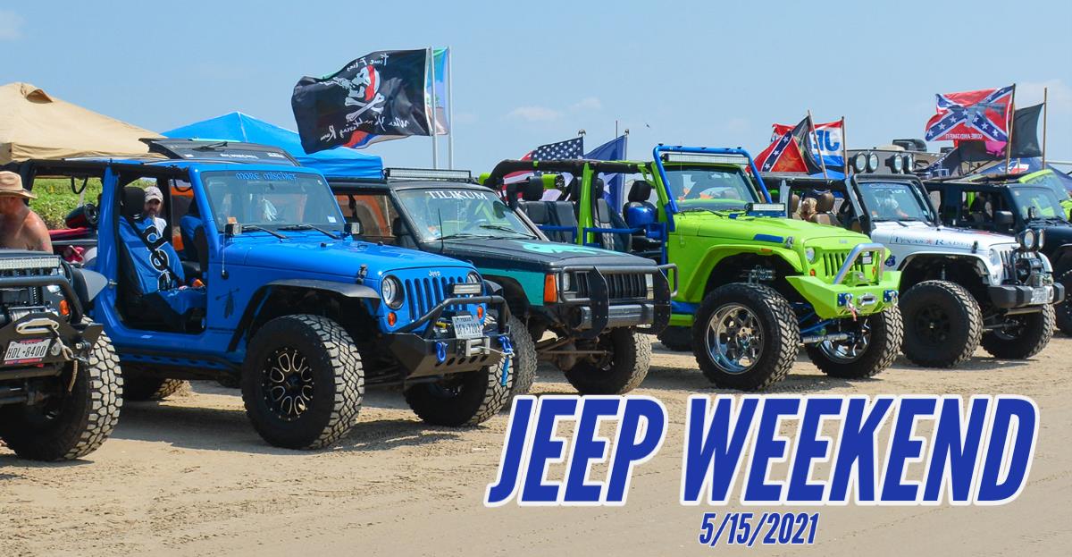Jeep Weekend, Crystal Beach, Texas 2021