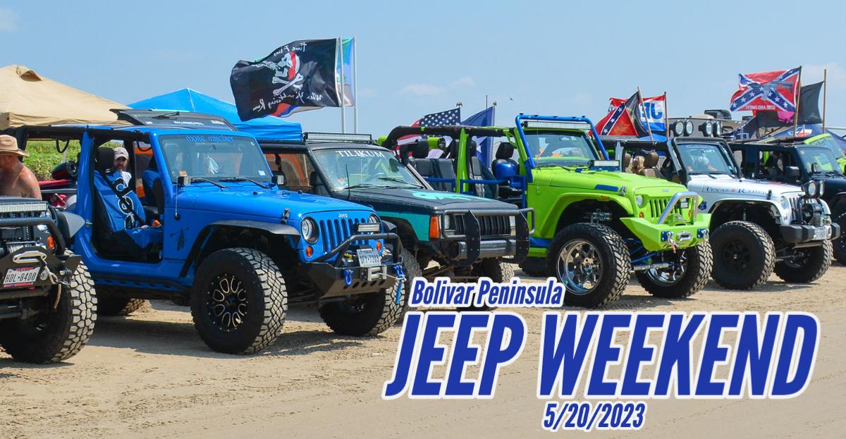 Jeep Weekend, Crystal Beach, Texas 2023