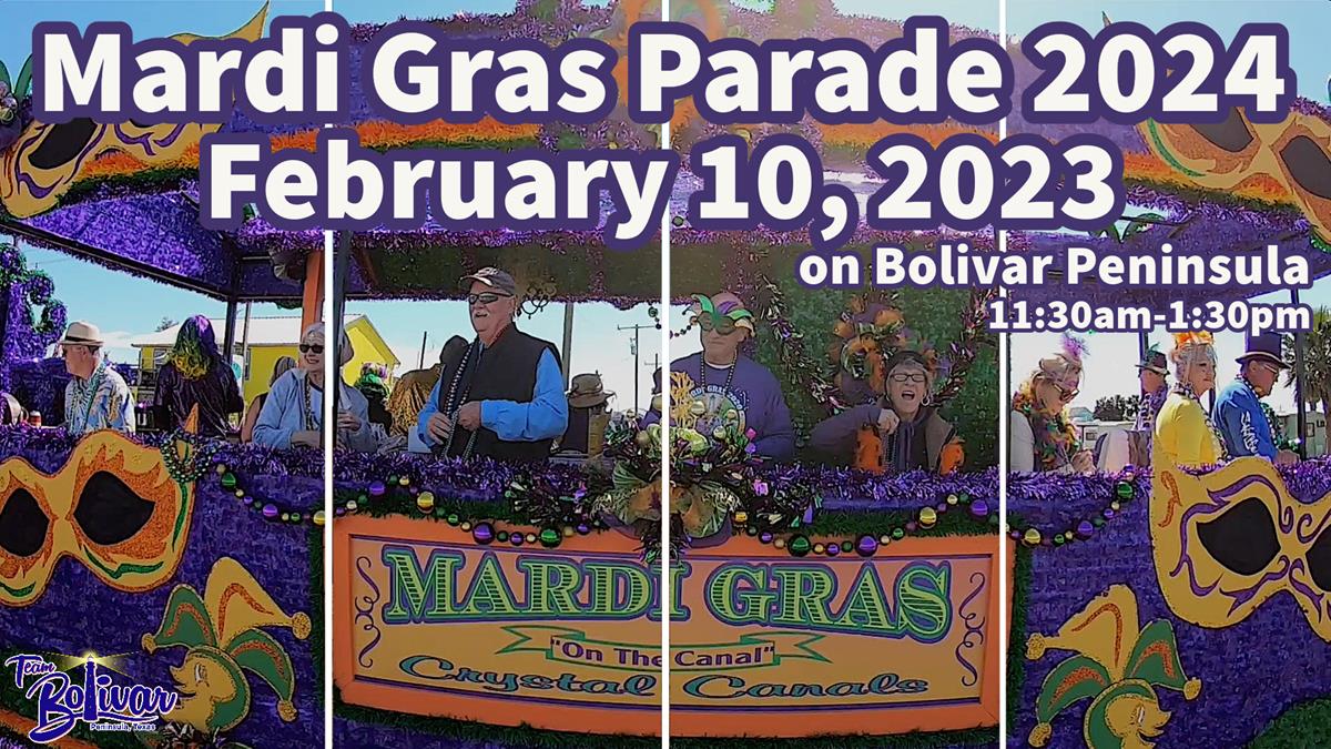 Mardi Gras Parade, Crystal Beach, Texas 2024