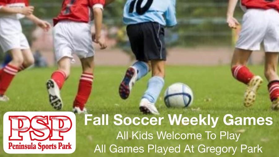 Peninsula Sports Park Fall Soccer