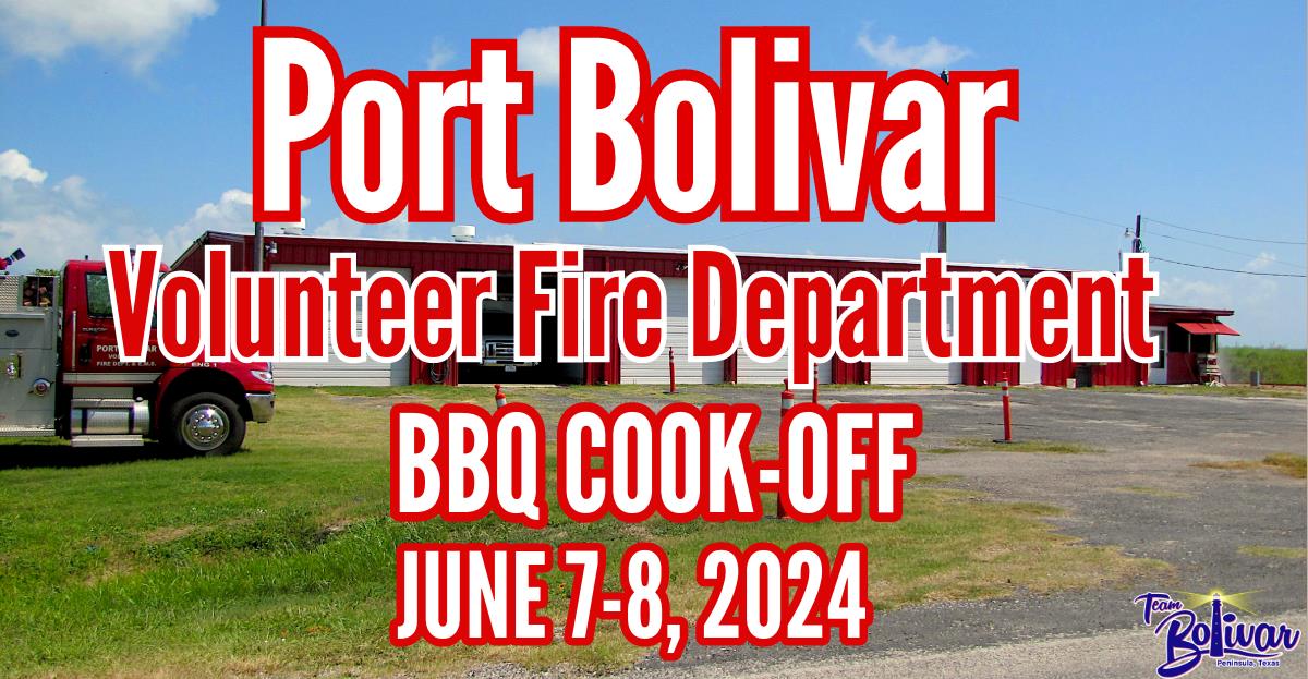 Port Bolvar Volunteer Fire Department BBQ Cookoff.