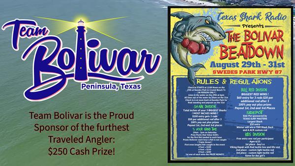 <a href="/Event-2025-8-29-Texas-Shark-Radio-Presents-The-Bolivar-Beatdown" itemprop="url">Texas Shark Radio Presents The Bolivar Beatdown</a>