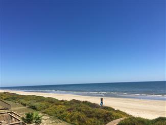 Bolivar Peninsula beachfront view for many is all they come for.